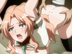Tied up hentai girl